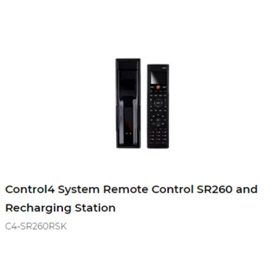 картинка (C4-SR260RSK) Пульт ДУ Control4 Control4 System Remote Control SR260 and Recharging Station от магазина Одежда+