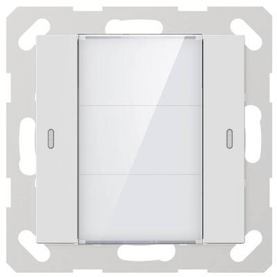 картинка Кнопочный проводной пульт управления GVS KNX PUSH BUTTON SENSOR, 1-GANG, 55MM (SHINY FINISH) white от магазина Одежда+
