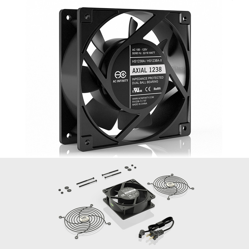 120mm ac axial muffin cooling fan