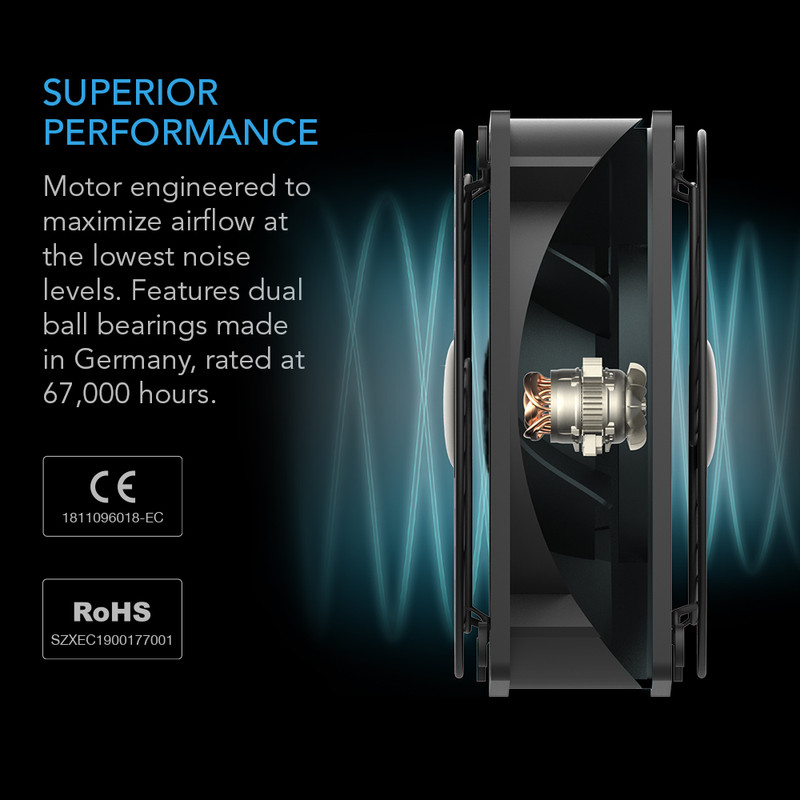 92mm ac axial muffin cooling fan