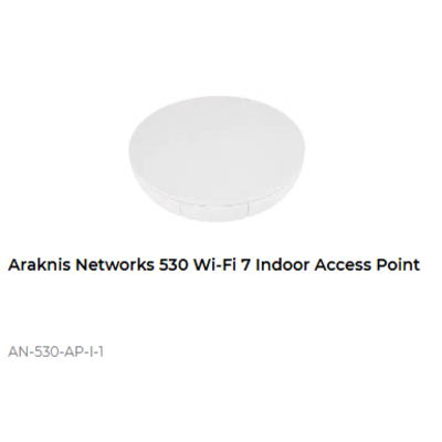 картинка WiFi точка доступа Araknis Wi-Fi 7 530 Series Indoor Wireless Access Point от магазина Одежда+