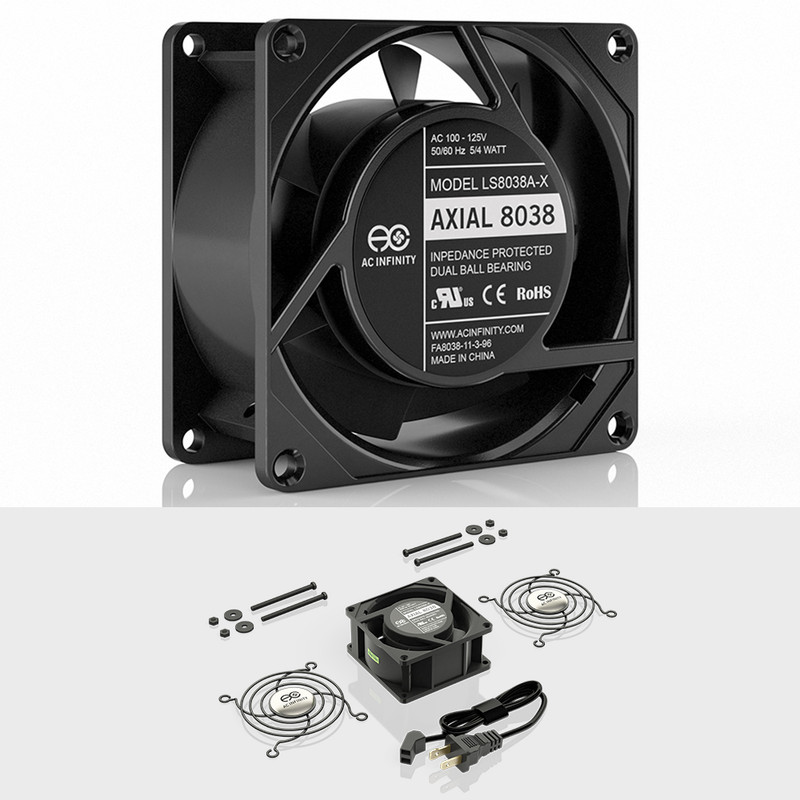 80mm ac axial muffin cooling fan