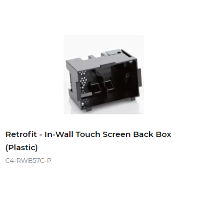 картинка (C4-RWB57C-P) Монтажный короб для сенсорной панели V2, T3, T4, T5 Control4 Retrofit - In-Wall Touch Screen Back Box (Plastic) от магазина Одежда+