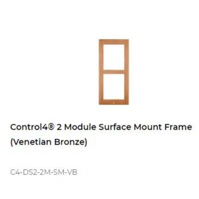 картинка Рамка для поверхностного монтажа домофона DS2 Control4 2 MODULE SURFACE MOUNT FRAME venetian bronze от магазина Одежда+