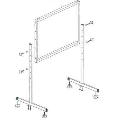 картинка Ноги для экрана Vutec Tubular Legs XWF 123" 1m от магазина Одежда+