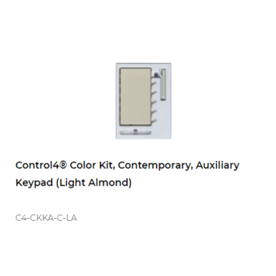 картинка Набор клавиш Control4 NextGen Auxiliary Keypad Color Decora Kit, Contemporary (Light Almond) от магазина Одежда+