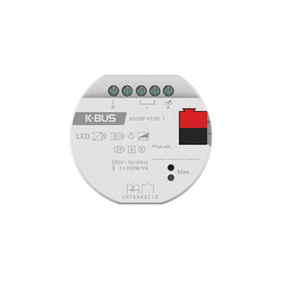 картинка Универсальный Диммер Скрытого Монтажа 1 канал GVS KNX Universal Dimming Actuator,Flush Mounted,1-Fold (KNX Secure) от магазина Одежда+