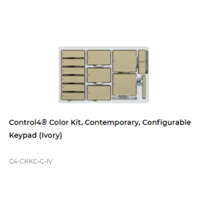 картинка Набор клавиш Control4 NextGen Configurable Keypads Color Decora Kit, Contemporary (Ivory) от магазина Одежда+