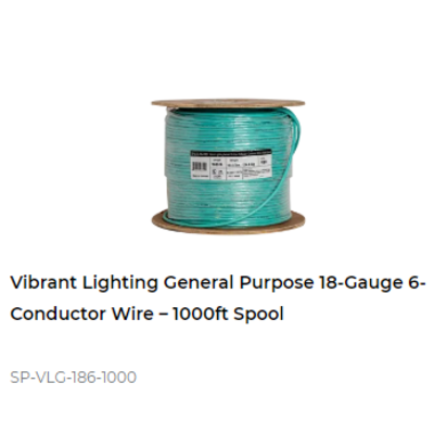 картинка Кабель Control4 Vibrant Lighting General Purpose 18-Gauge 6-Conductor Wire – 1000ft Spool от магазина Одежда+