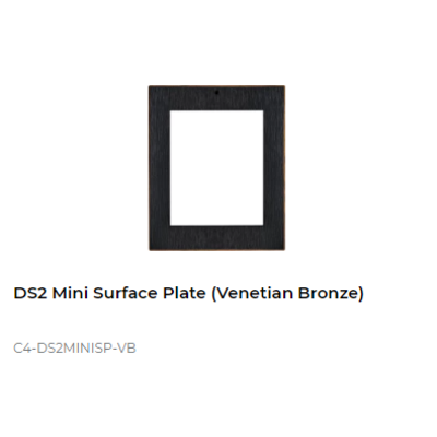 картинка Декоративная рамка Control4 DS2 MINI SURFACE PLATE venetian bronze от магазина Одежда+