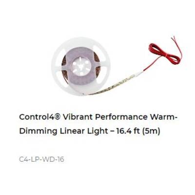 картинка Светодиодная лента Control4 Vibrant Performance Warm-Dimming Linear Light – 16.4 ft (5m) от магазина Одежда+