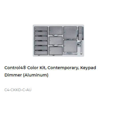 картинка Набор клавиш Control4 NextGen Keypad Dimmers Color Decora Kit, Contemporary (Aluminum) от магазина Одежда+
