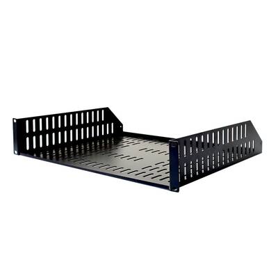картинка Полка для 19" рэка Strong FIXED RACK SHELF 2U black от магазина Одежда+