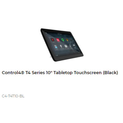 картинка Переносная сенсорная панель Control4 T4 SERIES 10" TABLETOP TOUCH SCREEN black от магазина Одежда+