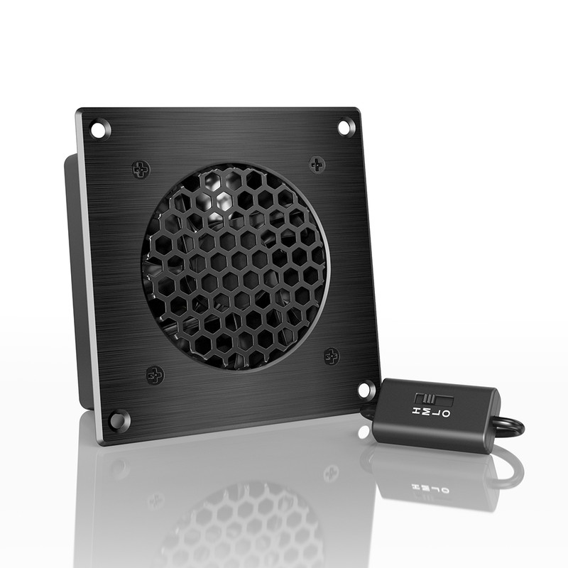 картинка AIRPLATE S1, тихий вентилятор охлаждения шкафа 4" с регулятором скорости от магазина Одежда+