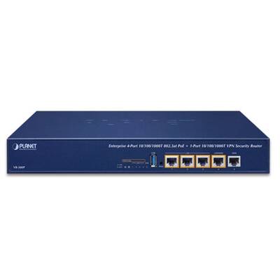 картинка Роутер (маршрутизатор) сетевой Planet Enterprise 4-Port 10/100/1000T 802.3at PoE + 1-Port 10/100/1000T VPN Security Router от магазина Одежда+