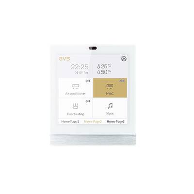 картинка Стеновая сенсорная панель управления GVS KNX SMART TOUCH PANEL V40S, 4" silver от магазина Одежда+
