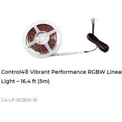 картинка Светодиодная лента Control4 Vibrant Performance RGBW Linear Light – 16.4 ft (5m) от магазина Одежда+