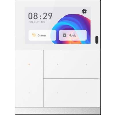 картинка Стеновая сенсорная панель управления с кнопками GVS KNX WALTZTOUCH+ PAD (PLASTIC BUTTON) white от магазина Одежда+