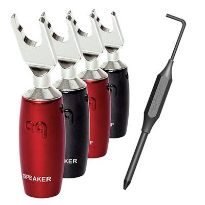 картинка Коннекторы AudioQuest SureGrip 507 - SPADE от магазина Одежда+