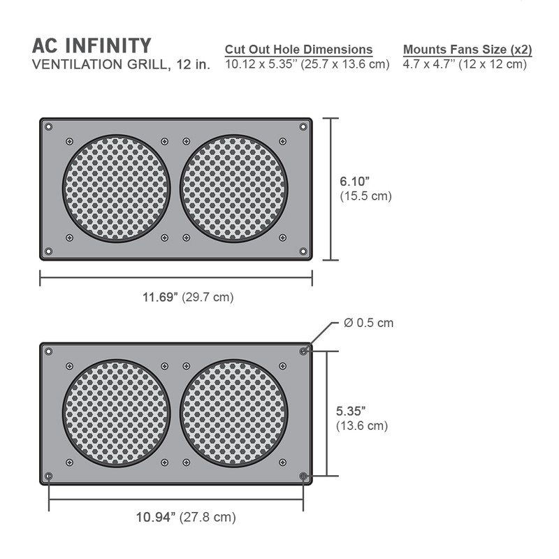 Cabinet  Passive Ventilation Grille