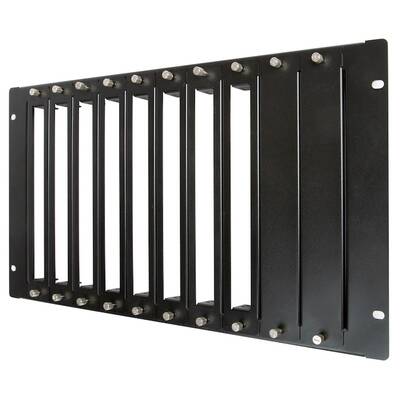 картинка Бланк-панель для 19" рэка Strong VERTICAL MOIP SHELF - 10 TRANSMITTERS | 6U black от магазина Одежда+