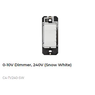 картинка Диммер 0-10В беспроводной Control4 NextGen 0-10V Dimmer, 240V (Snow White) от магазина Одежда+