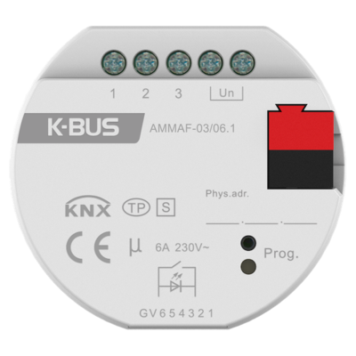 картинка Релейный модуль 3-канальный GVS KNX 3-Fold Multi-function Actuator Mini , 6A от магазина Одежда+