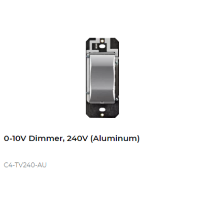 картинка Диммер 0-10В беспроводной Control4 NextGen 0-10V Dimmer, 240V (Aluminum) от магазина Одежда+