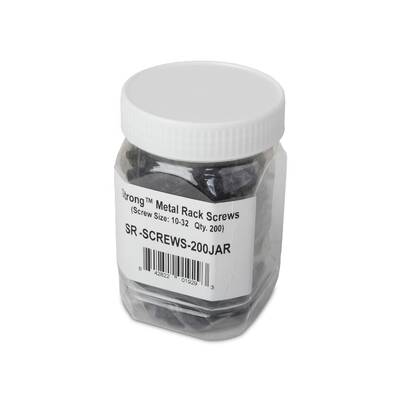 картинка Комплект винтов для 19" рэка Strong METAL 10-32 RACK SCREWS FOR AV RACK ENCLOSURES black от магазина Одежда+