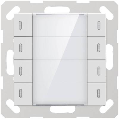 картинка Кнопочный проводной пульт управления GVS KNX PUSH BUTTON SENSOR, 4-GANG, 55MM (SHINY FINISH) white от магазина Одежда+