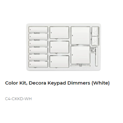 картинка Набор клавиш Control4 NextGen Keypad Dimmers Color Decora Kit (White) от магазина Одежда+