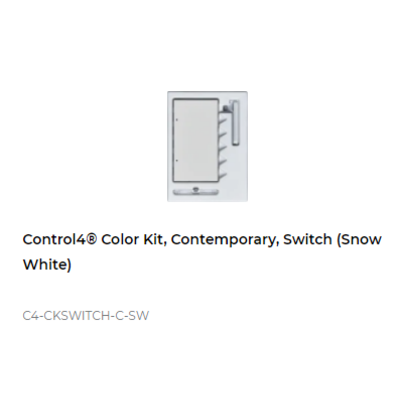 картинка Набор клавиш Control4 NextGen Switches Color Decora Kit, Contemporary (Snow White) от магазина Одежда+