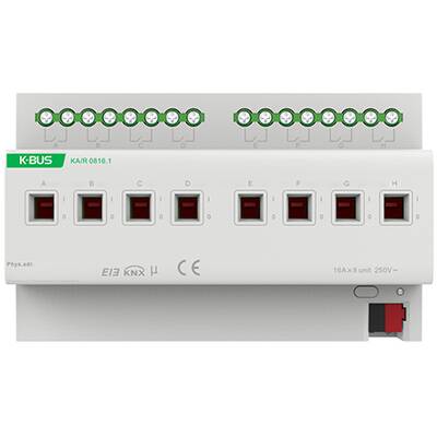 картинка Релейный модуль DIN-реечный 8-канальный GVS KNX 8-Fold Switch Actuator , 16A от магазина Одежда+