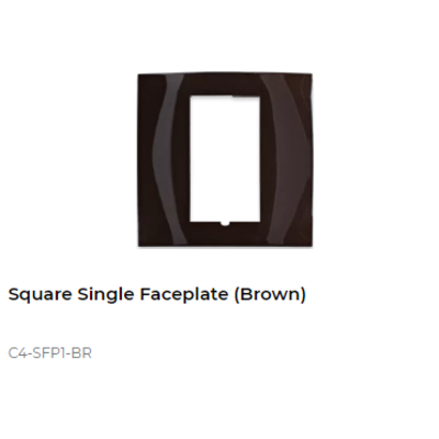 картинка Декоративная рамка Control4 Square Faceplate Plastic (Brown) от магазина Одежда+